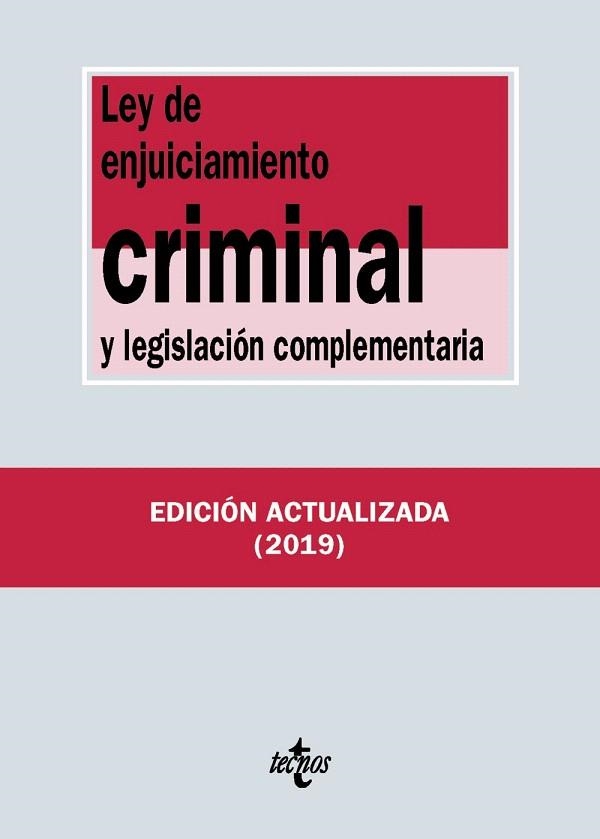 LEY DE ENJUICIAMIENTO CRIMINAL Y LEGISLACIÓN COMPLEMENTARIA | 9788430977130 | Llibreria Drac - Llibreria d'Olot | Comprar llibres en català i castellà online