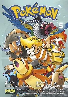 POKÉMON 21. DIAMANTE Y PERLA 5 | 9788467930405 | HIDENORI KUSAKA, SATOSHI YAMAMOTO | Llibreria Drac - Librería de Olot | Comprar libros en catalán y castellano online