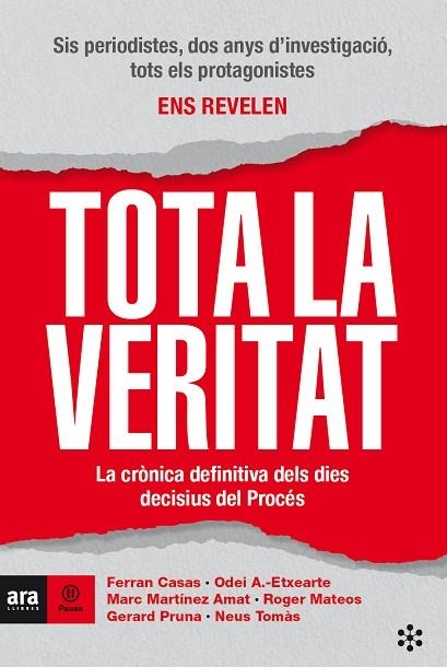 TOTA LA VERITAT | 9788417804183 | CASAS, FERRAN; ANCHUSTEGUI-ECHEARTE, ODEI; MARTÍNEZ, MARC; I ALTRES | Llibreria Drac - Llibreria d'Olot | Comprar llibres en català i castellà online