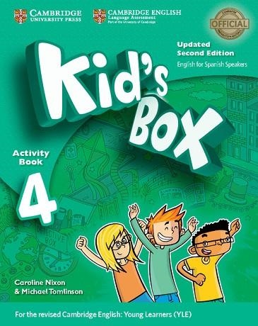 KID'S BOX LEVEL 4 ACTIVITY BOOK WITH CD ROM AND MY HOME BOOKLET UPDATED ENGLISH | 9788490369159 | NIXON, CAROLINE/TOMLINSON, MICHAEL/GRAINGER, KIRSTIE | Llibreria Drac - Llibreria d'Olot | Comprar llibres en català i castellà online