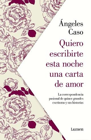 QUIERO ESCRIBIRTE ESTA NOCHE UNA CARTA DE AMOR | 9788426407122 | CASO, ÁNGELES | Llibreria Drac - Llibreria d'Olot | Comprar llibres en català i castellà online