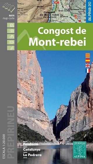 CONGOST DE MONT-REBEI. MAPA ALPINA 1:20000 (CARPETA) | 9788480908115 | AA.DD. | Llibreria Drac - Llibreria d'Olot | Comprar llibres en català i castellà online