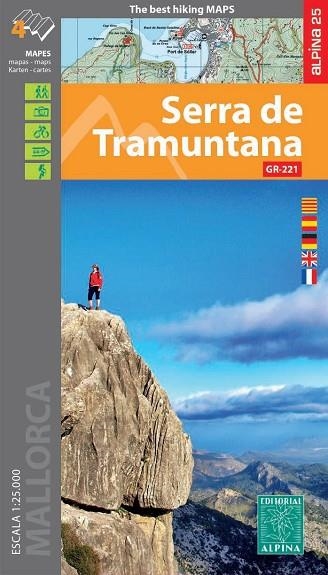 SERRA DE TRAMUNTANA. MAPA ALPINA 1:25000 (CARPETA 4 MAPES) | 9788480908108 | AA.DD. | Llibreria Drac - Llibreria d'Olot | Comprar llibres en català i castellà online