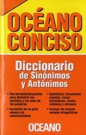 DICCIONARIO DE SINONIMOS Y ANTONIMOS. OCEANO CONCISO | 9788449453380 | DD.AA. | Llibreria Drac - Llibreria d'Olot | Comprar llibres en català i castellà online