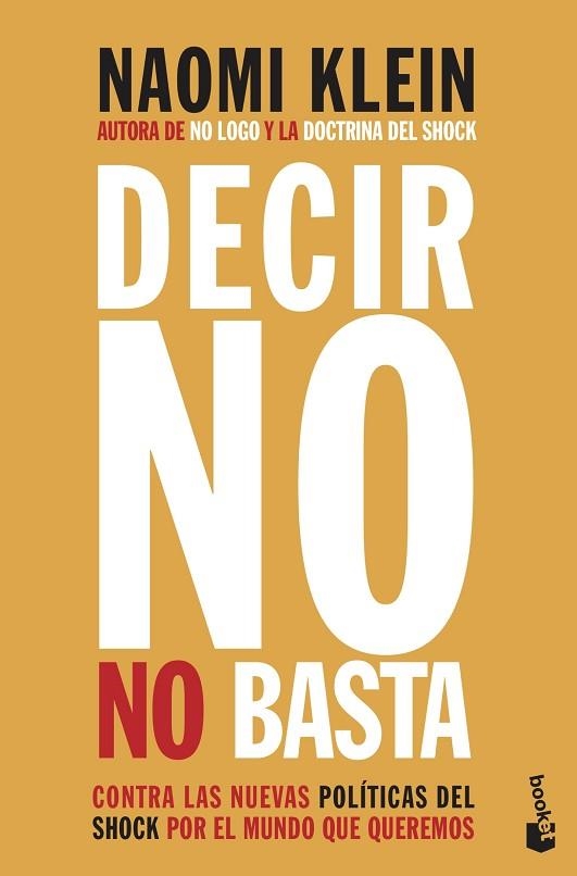 DECIR NO NO BASTA | 9788408222514 | KLEIN, NAOMI | Llibreria Drac - Librería de Olot | Comprar libros en catalán y castellano online