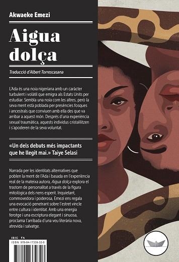 AIGUA DOLÇA | 9788417339326 | EMEZI, AKWAEKE | Llibreria Drac - Llibreria d'Olot | Comprar llibres en català i castellà online