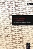 DE LA MATERIA I LA PARAULA | 9788412008487 | ARENY, ANTONI | Llibreria Drac - Llibreria d'Olot | Comprar llibres en català i castellà online