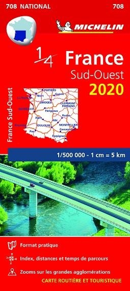 MAPA NATIONAL FRANCE SUD-OUEST 2020 | 9782067242708 | MICHELIN | Llibreria Drac - Llibreria d'Olot | Comprar llibres en català i castellà online