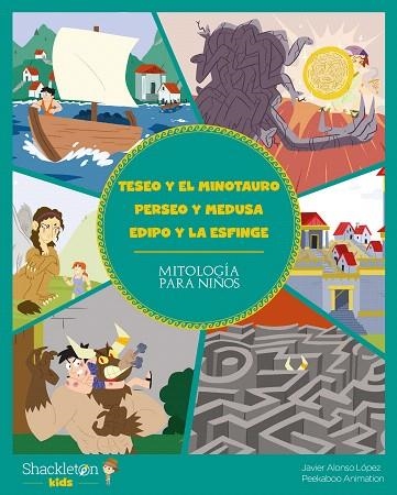 TESEO Y EL MINOTAURO. PERSEO Y MEDUSA. EDIPO Y LA ESFINGE | 9788418139093 | ALONSO, JAVIER | Llibreria Drac - Llibreria d'Olot | Comprar llibres en català i castellà online