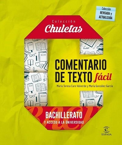 COMENTARIO DE TEXTO FÁCIL PARA BACHILLERATO | 9788467046601 | CARO, MARÍA TERESA; GONZÁLEZ, MARÍA | Llibreria Drac - Librería de Olot | Comprar libros en catalán y castellano online