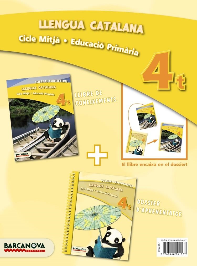 LLENGUA CATALANA 4T CM. LLIBRE I DOSSIER | 9788448931667 | BOIXADERAS, ROSA/BOTA, MONTSERRAT/CAMPS, MONTSERRAT/GONZALÉZ, ESTER/MONTAÑOLA, ROSER/PASCUAL, CARME/ | Llibreria Drac - Llibreria d'Olot | Comprar llibres en català i castellà online