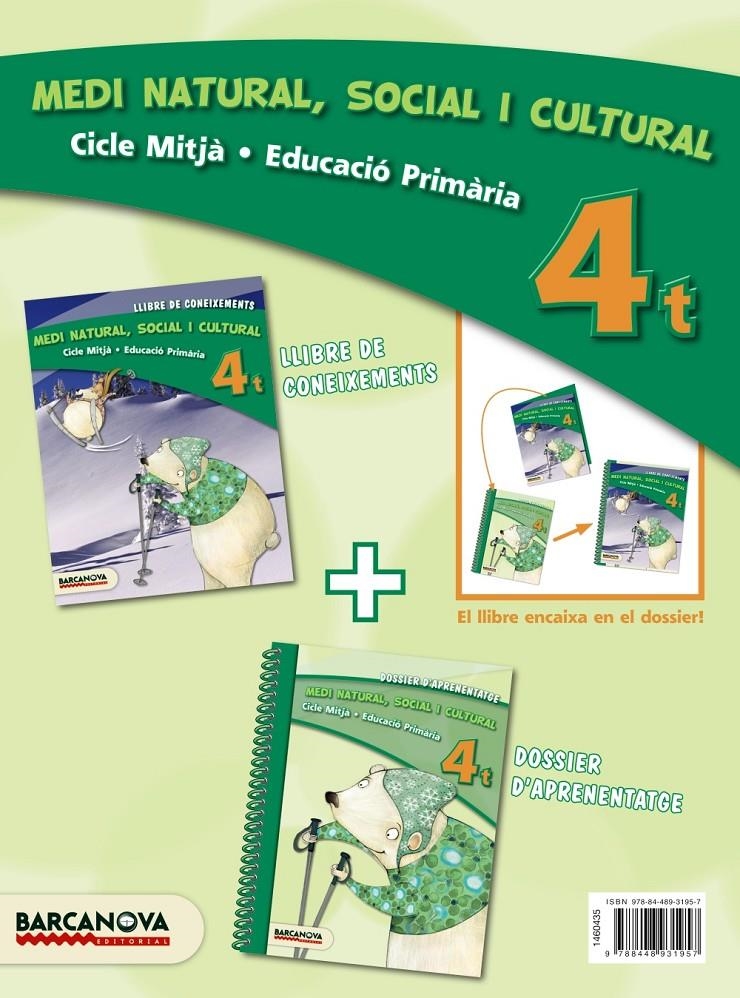 MEDI NATURAL, SOCIAL I CULTURAL 4T CM. LLIBRE I DOSSIER | 9788448931957 | CARRASCO, PAQUITA/ORTOLL, CARME/SABATÉ, JORDI/SEGURA, FRANCESC/VILLAS, NÚRIA/MORENO, MARTA | Llibreria Drac - Llibreria d'Olot | Comprar llibres en català i castellà online