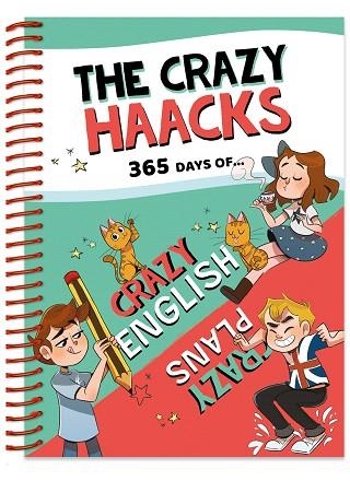 AGENDA 365 DAYS OF CRAZY ENGLISH & CRAZY PLANS (SERIE THE CRAZY HAACKS) | 9788418038297 | THE CRAZY HAACKS | Llibreria Drac - Llibreria d'Olot | Comprar llibres en català i castellà online