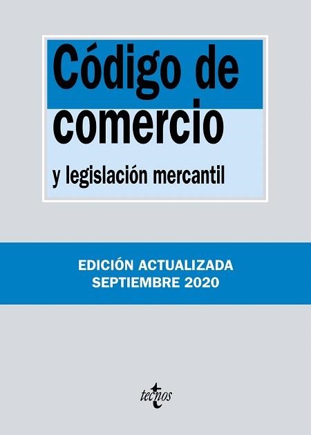 CÓDIGO DE COMERCIO ED.2020 | 9788430980055 | AA.DD. | Llibreria Drac - Llibreria d'Olot | Comprar llibres en català i castellà online