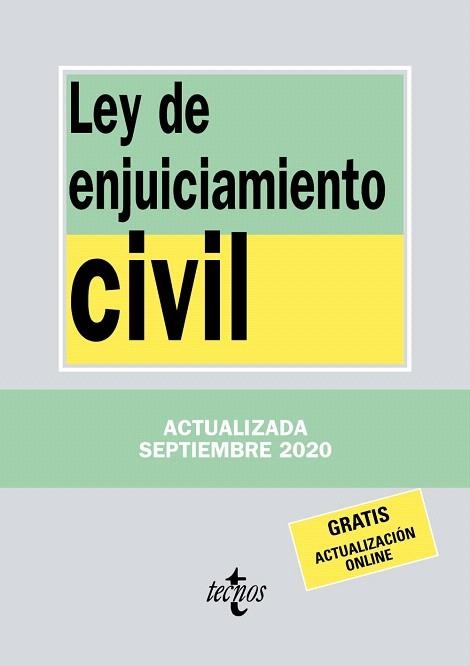 LEY DE ENJUICIAMIENTO CIVIL ED.2020 | 9788430980147 | AA.DD. | Llibreria Drac - Llibreria d'Olot | Comprar llibres en català i castellà online