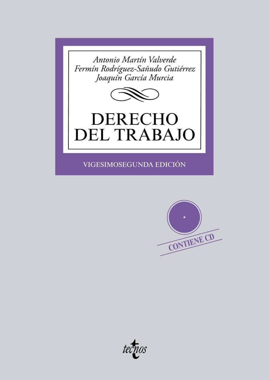 DERECHO DEL TRABAJO + CD | 9788430958948 | AA.DD. | Llibreria Drac - Llibreria d'Olot | Comprar llibres en català i castellà online