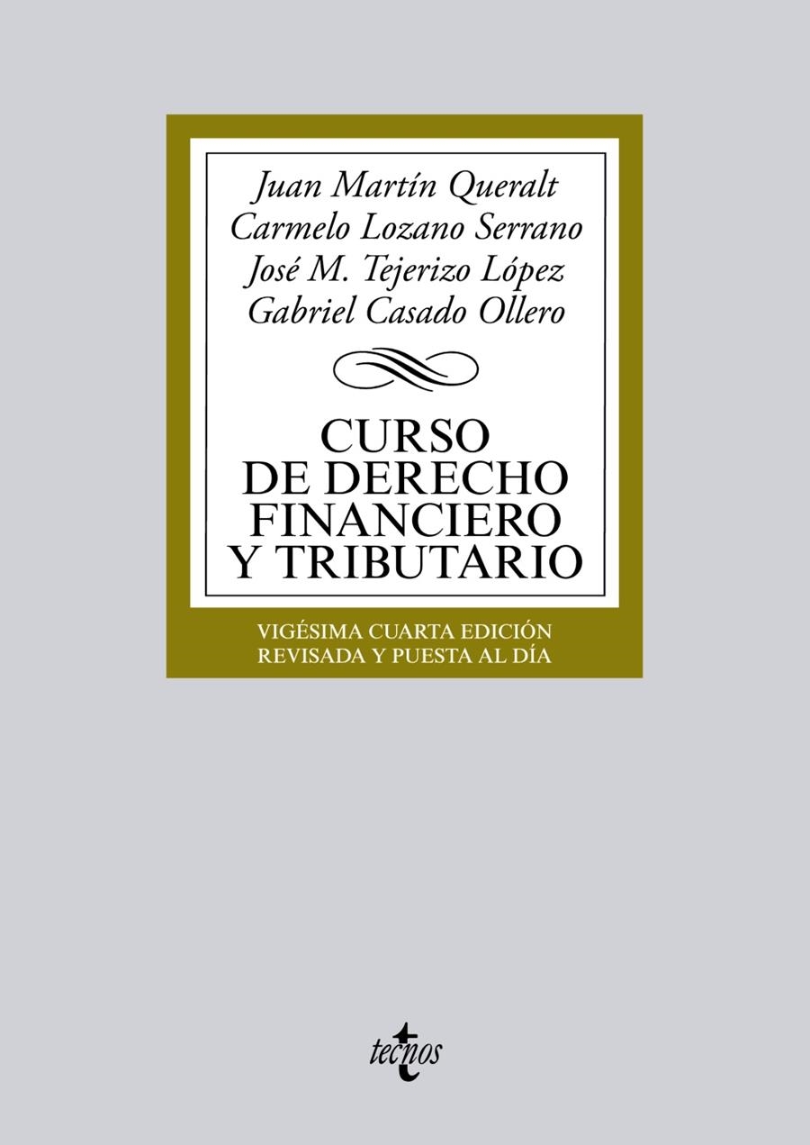 CURSO DE DERECHO FINANCIERO Y TRIBUTARIO | 9788430958955 | AA.DD. | Llibreria Drac - Llibreria d'Olot | Comprar llibres en català i castellà online