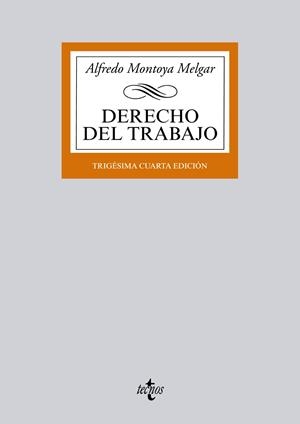 DERECHO DEL TRABAJO | 9788430958917 | MONTOYA, ALFREDO | Llibreria Drac - Llibreria d'Olot | Comprar llibres en català i castellà online