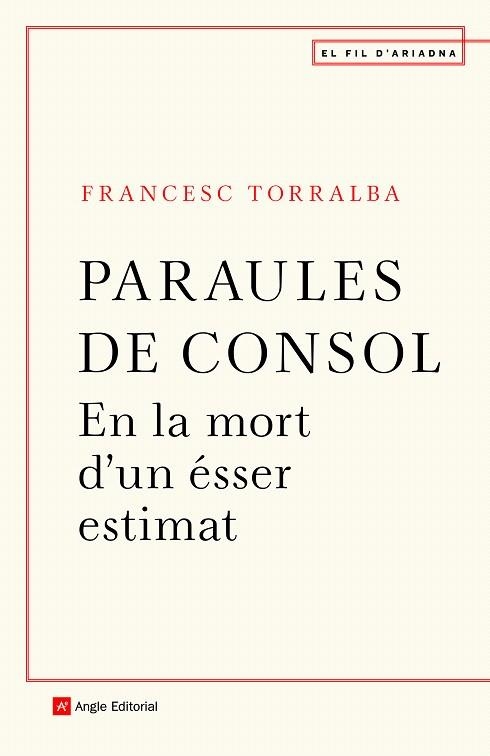 PARAULES DE CONSOL | 9788418197246 | TORRALBA, FRANCESC | Llibreria Drac - Llibreria d'Olot | Comprar llibres en català i castellà online