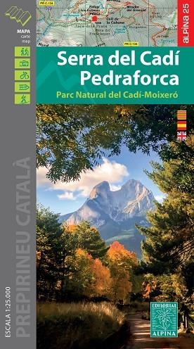 SERRA DE CADI PEDRAFORCA. CARPETA ALPINA 1 MAPA 1:25.000 | 9788480908498 | AA.DD. | Llibreria Drac - Llibreria d'Olot | Comprar llibres en català i castellà online