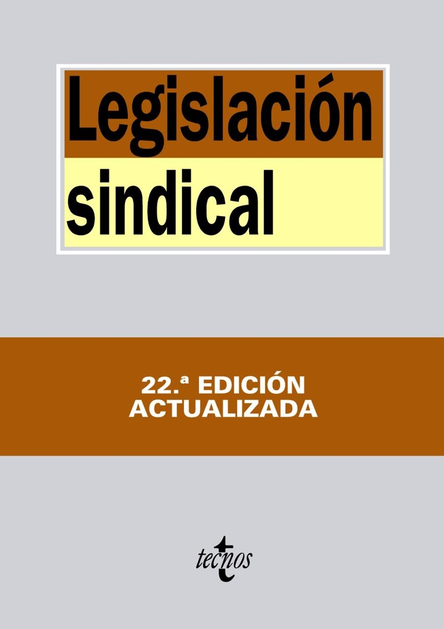 LEGISLACIÓN SINDICAL | 9788430958825 | Llibreria Drac - Llibreria d'Olot | Comprar llibres en català i castellà online