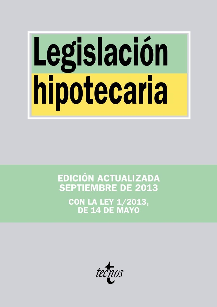 LEGISLACIÓN HIPOTECARIA | 9788430959020 | Llibreria Drac - Llibreria d'Olot | Comprar llibres en català i castellà online