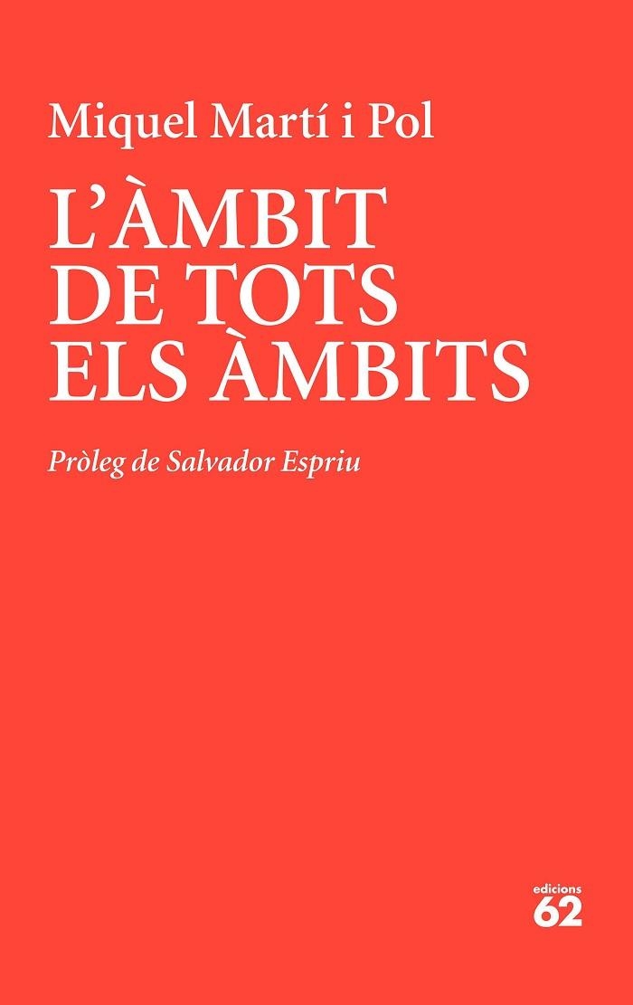 ÀMBIT DE TOTS ELS ÀMBITS, L' | 9788429779233 | MARTÍ I POL, MIQUEL | Llibreria Drac - Llibreria d'Olot | Comprar llibres en català i castellà online