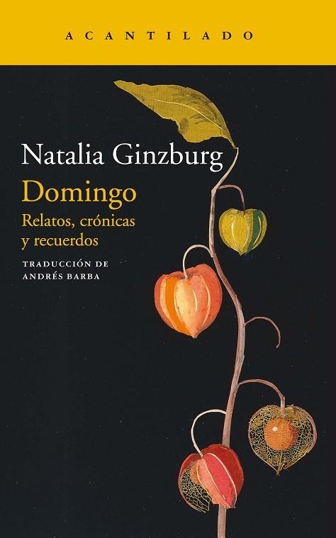 DOMINGO | 9788418370151 | GINZBURG, NATALIA | Llibreria Drac - Llibreria d'Olot | Comprar llibres en català i castellà online