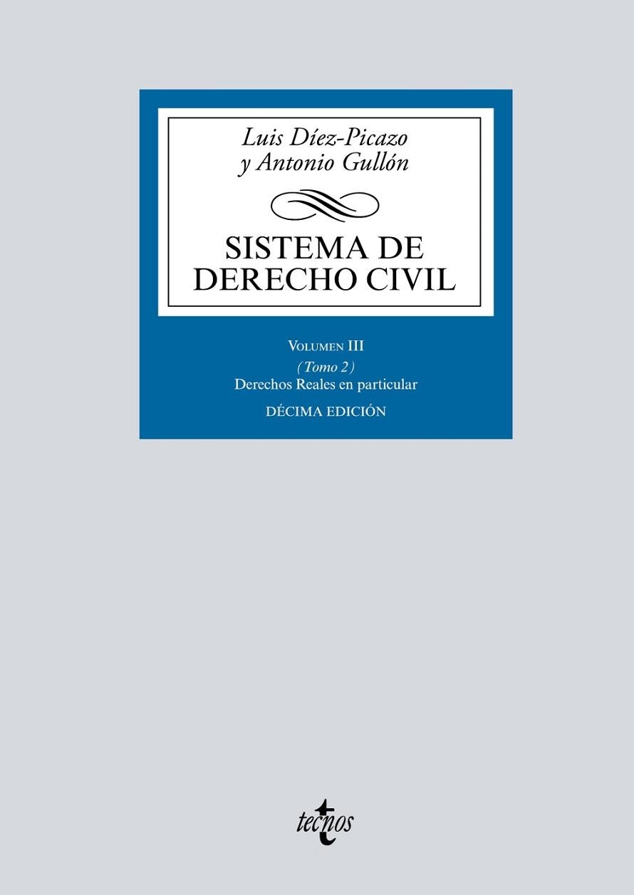 SISTEMA DE DERECHO CIVIL VOL.III TOMO 2 | 9788430976850 | DÍEZ-PICAZO, LUIS/GULLÓN, ANTONIO | Llibreria Drac - Llibreria d'Olot | Comprar llibres en català i castellà online