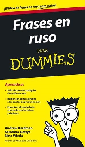 FRASES EN RUSO PARA DUMMIES | 9788432901959 | Llibreria Drac - Llibreria d'Olot | Comprar llibres en català i castellà online