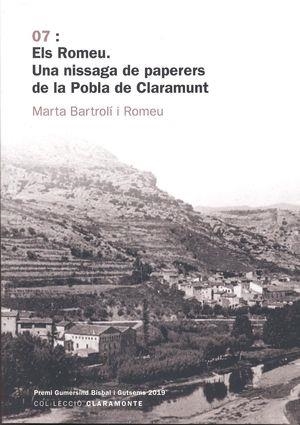 ROMEU. UNA NISSAGA DE PAPERERS DE LA POBLA DE CLARAMUNT, ELS | 9788409230013 | BARTROLÍU, MARTA | Llibreria Drac - Llibreria d'Olot | Comprar llibres en català i castellà online