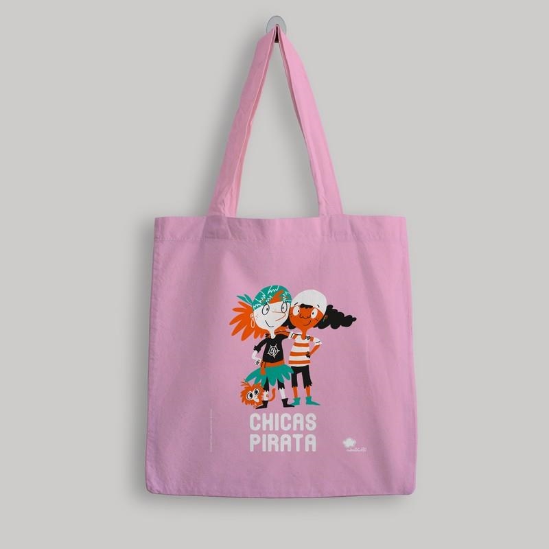 BOLSA DE TELA 'CHICAS PIRATA' - COLOR ROSA | 9788418599002 | GÓMEZ; ISERN SUSANNA | Llibreria Drac - Llibreria d'Olot | Comprar llibres en català i castellà online