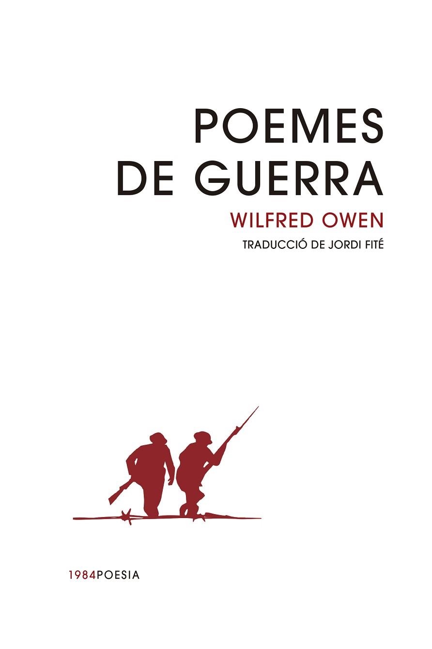 POEMES DE GUERRA | 9788416987900 | OWEN, WILFRED | Llibreria Drac - Llibreria d'Olot | Comprar llibres en català i castellà online