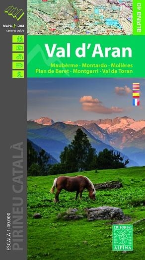 VAL D'ARAN. MAPA ALPINA 1:40000 | 9788480906913 | AA.DD. | Llibreria Drac - Llibreria d'Olot | Comprar llibres en català i castellà online