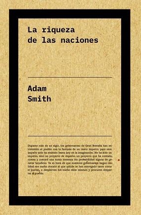 RIQUEZA DE LAS NACIONES, LA | 9788417893965 | SMITH, ADAM | Llibreria Drac - Llibreria d'Olot | Comprar llibres en català i castellà online