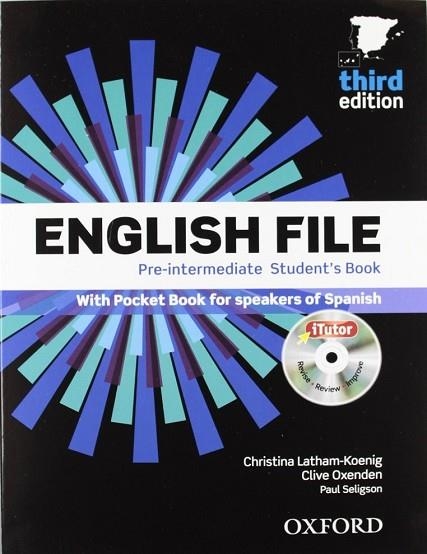 ENGLISH FILE PRE-INTERMEDIATE PACK WITH KEY | 9780194598934 | VARIOS AUTORES | Llibreria Drac - Llibreria d'Olot | Comprar llibres en català i castellà online