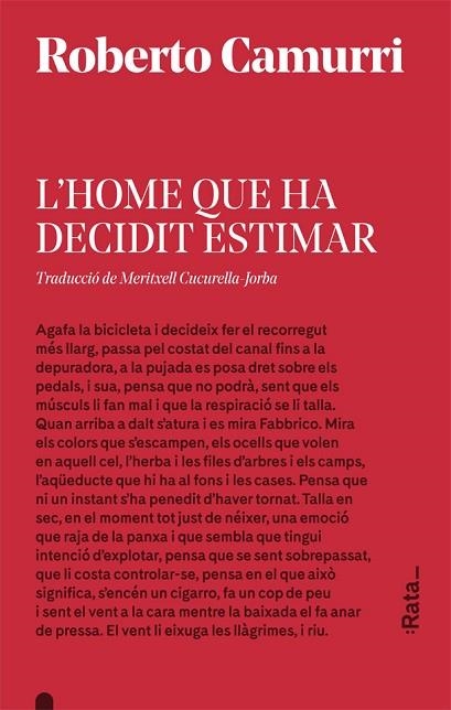 HOME QUE HA DECIDIT ESTIMAR, L' | 9788416738533 | CAMURRI, ROBERTO | Llibreria Drac - Llibreria d'Olot | Comprar llibres en català i castellà online