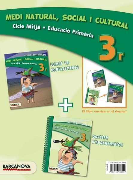 MEDI NATURAL SOCIAL I CULTURAL 3 CM LLIBRE I DOSSIER | 9788448931902 | ORTOLL, CARME | Llibreria Drac - Llibreria d'Olot | Comprar llibres en català i castellà online