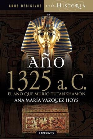 AÑO 1325 A.C. EL AÑO QUE MURIÓ TUTANKHAMÓN | 9788484837176 | VÁZQUEZ, ANA MARÍA | Llibreria Drac - Llibreria d'Olot | Comprar llibres en català i castellà online