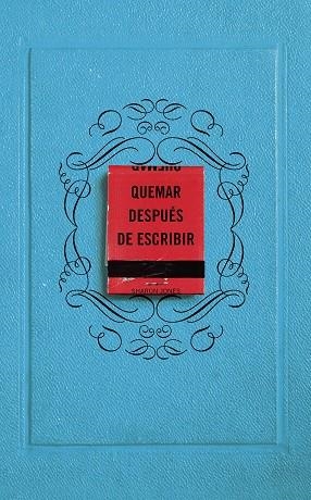 QUEMAR DESPUÉS DE ESCRIBIR | 9788491295938 | JONES, SHARON | Llibreria Drac - Llibreria d'Olot | Comprar llibres en català i castellà online