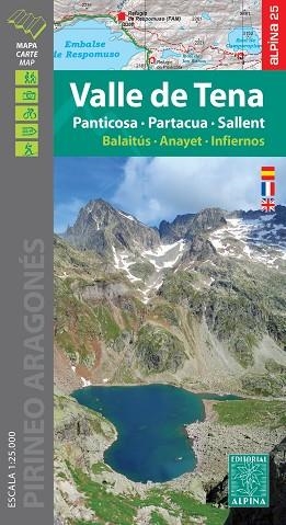 VALLE DE TENA. PANTICOSA PARTACUA SALLENT MAPA 1:25000 + CARPETA DESPLEGABLE | 9788480908665 | AA.DD. | Llibreria Drac - Llibreria d'Olot | Comprar llibres en català i castellà online