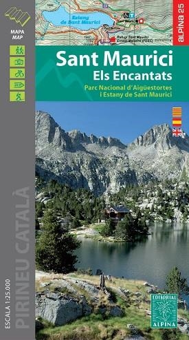 SANT MAURICI ELS ENCANTATS MAPA ALPINA 1:25000 + CARPETA DESPEGABLE | 9788480908603 | AA.DD. | Llibreria Drac - Llibreria d'Olot | Comprar llibres en català i castellà online