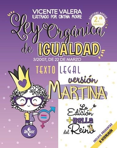 LEY ORGÁNICA DE IGUALDAD. VERSIÓN MARTINA | 9788430982165 | VALERA, VICENTE | Llibreria Drac - Llibreria d'Olot | Comprar llibres en català i castellà online