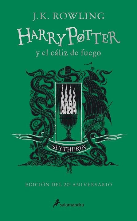 HARRY POTTER Y EL CÁLIZ DE FUEGO (EDICIÓN SLYTHERIN DEL 20º ANIVERSARIO) (HARRY POTTER  4) | 9788418174377 | ROWLING, J.K. | Llibreria Drac - Llibreria d'Olot | Comprar llibres en català i castellà online