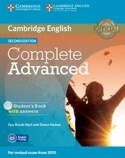 COMPLETE ADVANCED STUDENT'S BOOK WITH ANSWERS WITH CD-ROM 2ND EDITION | 9781107670907 | BROOK-HART, GUY/HAINES, SIMON | Llibreria Drac - Llibreria d'Olot | Comprar llibres en català i castellà online