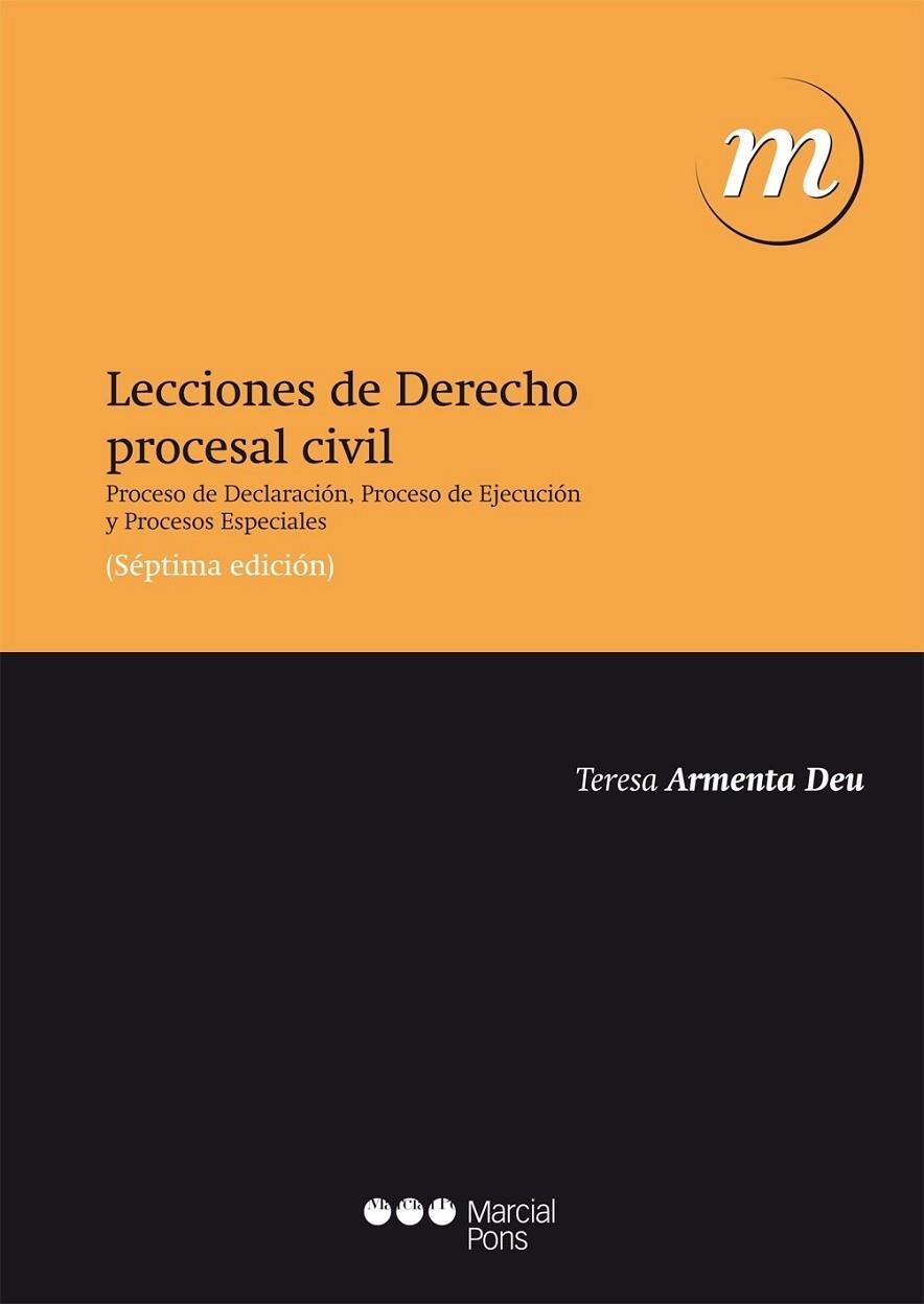 LECCIONES DE DERECHO PROCESAL CIVIL | 9788415948025 | ARMENTA DEU, Mª TERESA | Llibreria Drac - Llibreria d'Olot | Comprar llibres en català i castellà online