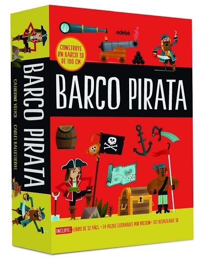 BARCO PIRATA (CONSTUYE UN BARCO 3D DE 100 CM) | 9788468350271 | Llibreria Drac - Llibreria d'Olot | Comprar llibres en català i castellà online