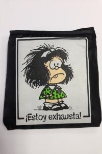 BOSSA PLEGABLE MAFALDA ESTOY EXHAUSTA | 9788868210663 | QUINO | Llibreria Drac - Llibreria d'Olot | Comprar llibres en català i castellà online