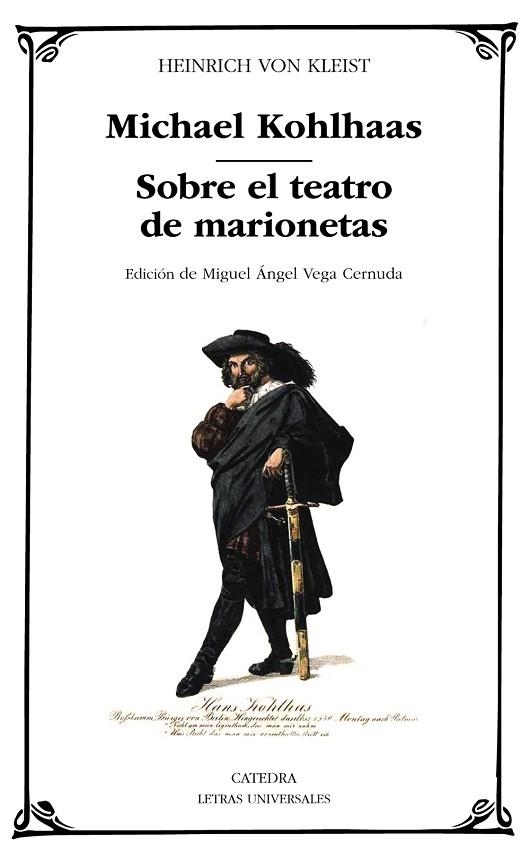 MICHAEL KOHLHAAS | SOBRE EL TEATRO  DE MARIONETAS | 9788437643267 | VON KLEIST, HEINRICH | Llibreria Drac - Llibreria d'Olot | Comprar llibres en català i castellà online