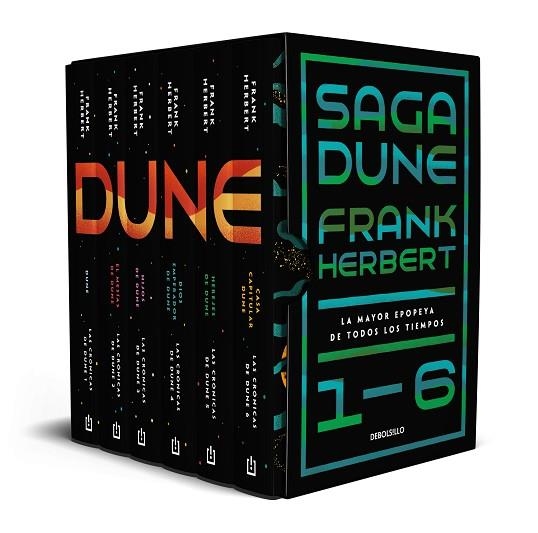 DUNE (SAGA 6 VOL.). LA MAYOR EPOPEYA DE TODOS LOS TIEMPOS | 9788466361897 | HERBERT, FRANK | Llibreria Drac - Llibreria d'Olot | Comprar llibres en català i castellà online